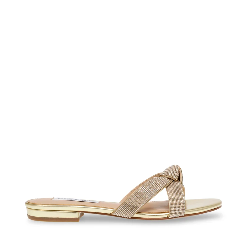 Steve madden zaylah gold women's sandals